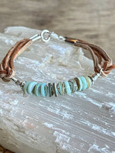 Load image into Gallery viewer, Amazonite Bar Bracelet