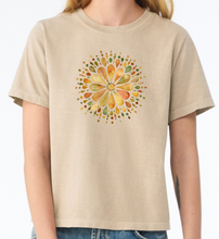 Load image into Gallery viewer, Watercolor Mandala Tee | Garment-Dyed Cotton