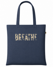 Load image into Gallery viewer, Breathe Reusable Tote Bag | Hemp &amp; Organic Cotton – Navy