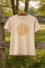 Load image into Gallery viewer, Watercolor Mandala Tee | Garment-Dyed Cotton