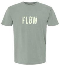 Load image into Gallery viewer, Flow T-Shirt | Garment Dyed Cotton Graphic Tee – Bay