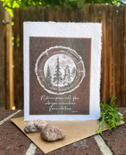 Load image into Gallery viewer, Forest Bath Deckled Edge Card