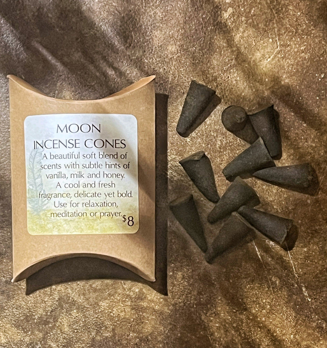 Moon Handmade Incense Cones