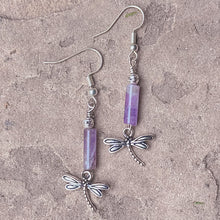Load image into Gallery viewer, Dragonfly Hope Earrings