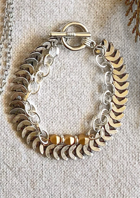 Herringbone Metals Bracelet
