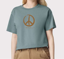 Load image into Gallery viewer, Peace Is Our Gift Boxy Cropped Tee