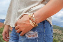 Load image into Gallery viewer, Feather Bar Bracelet