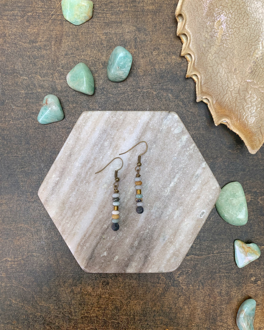 Amazonite Waters Earrings