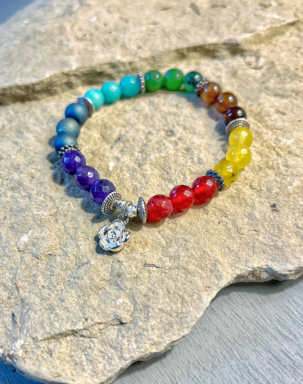 Gemstone Chakra Bracelet