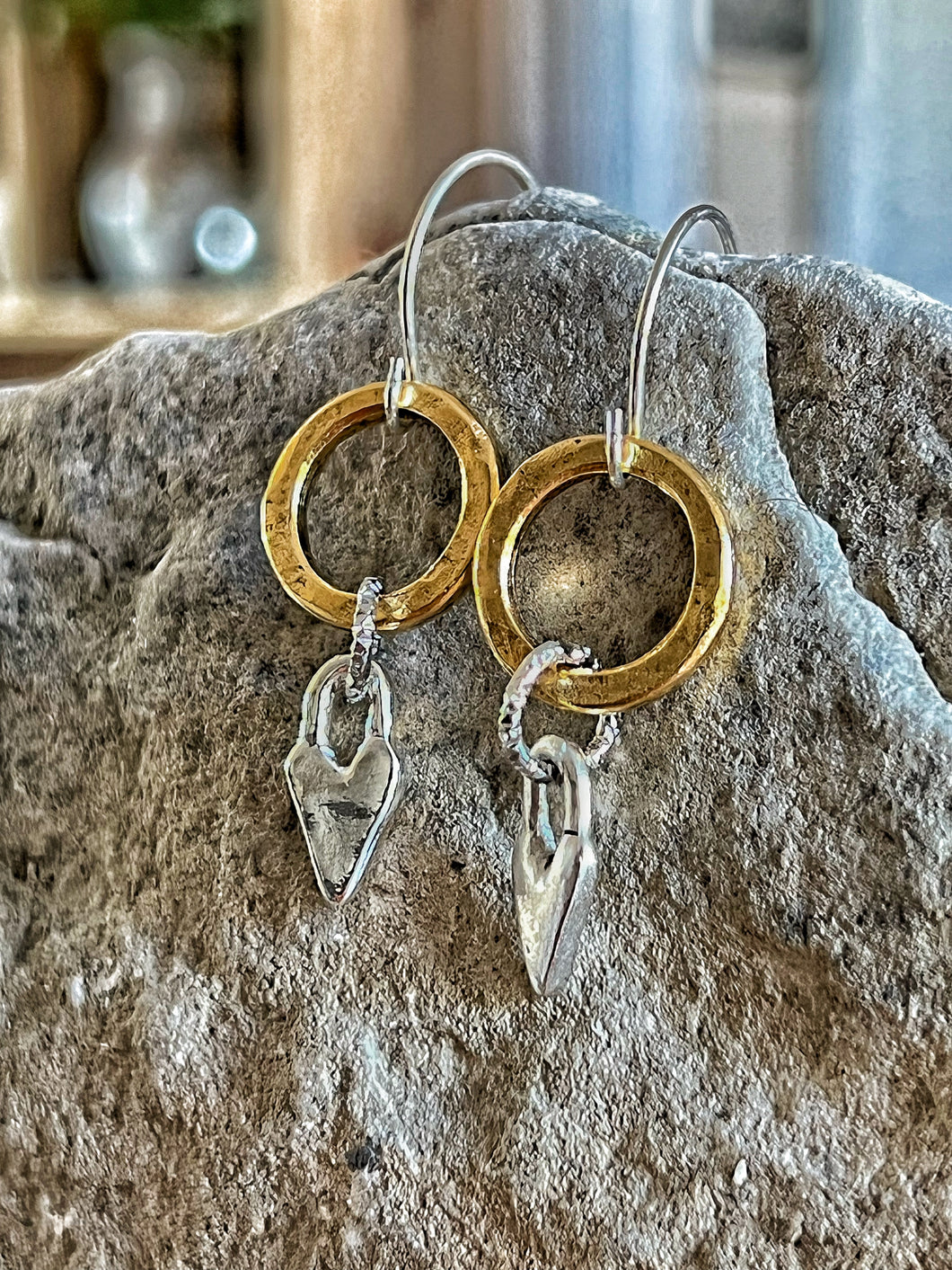 Circle Charm Earrings