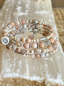 Moonstone Wrap Bracelet