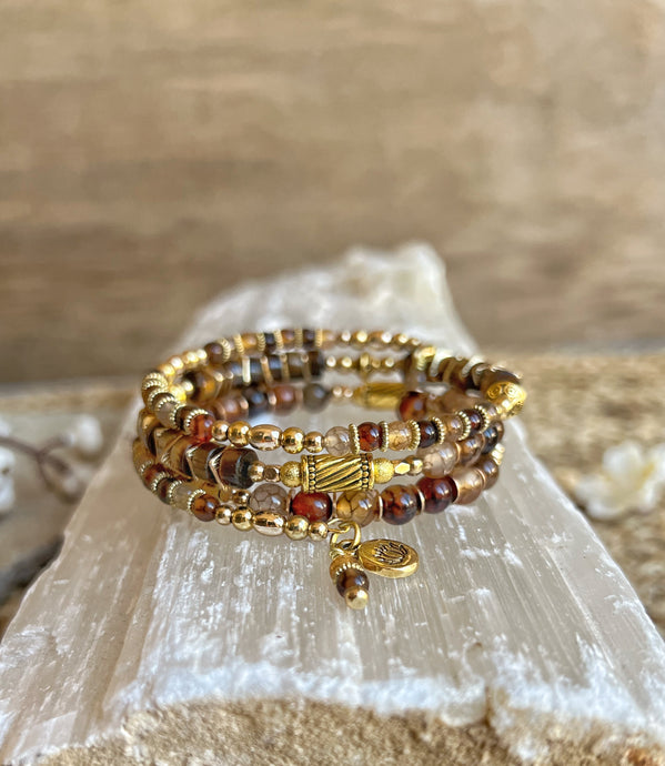 Tigers Eye Wrap Bracelet