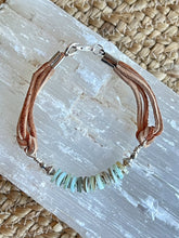 Load image into Gallery viewer, Amazonite Bar Bracelet