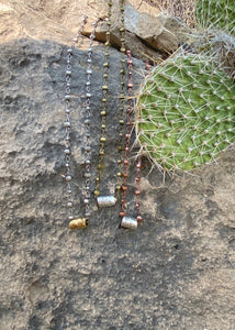Folded Leaf Necklace
