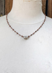 Folded Leaf Necklace